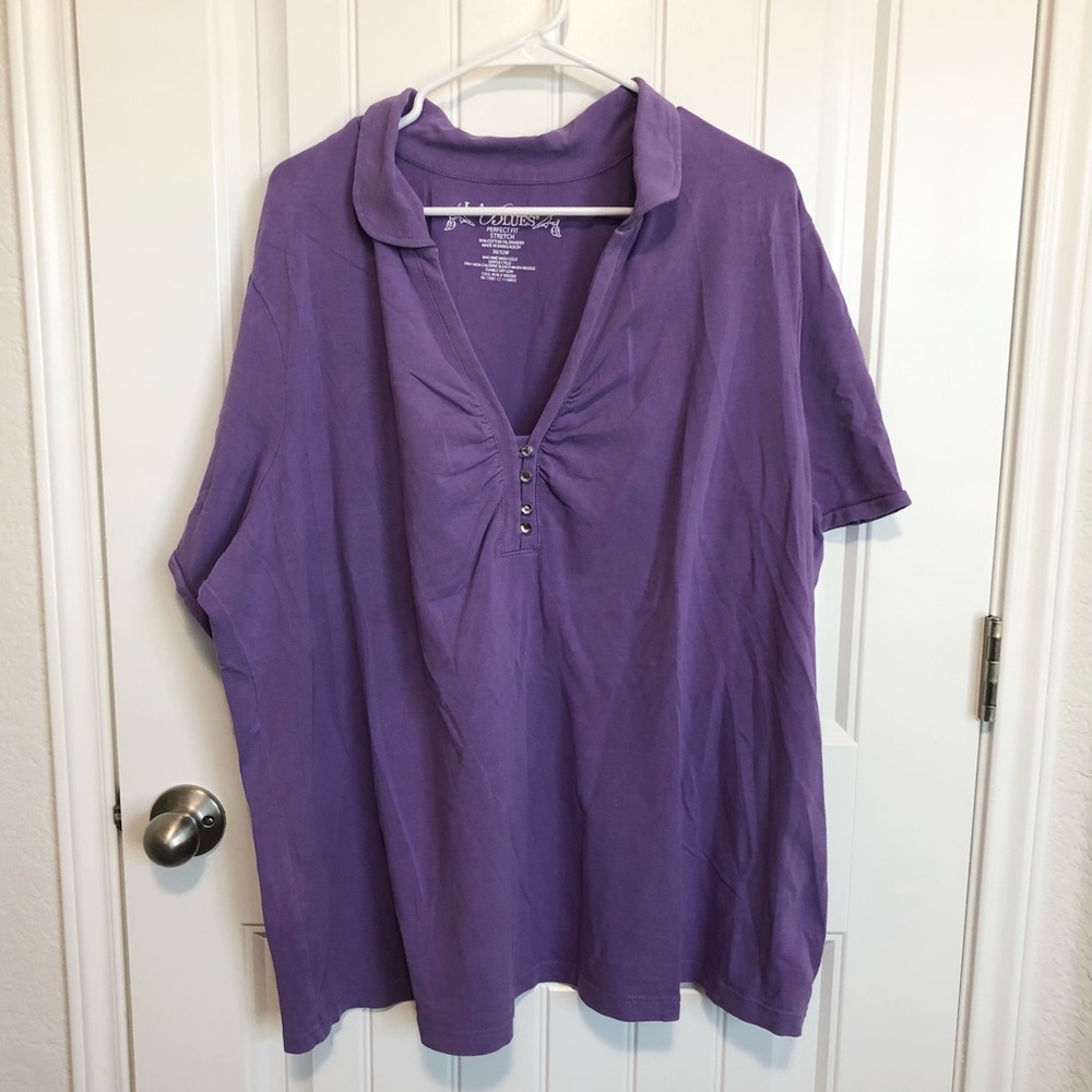 💥3 for $18 L.A. Blues Perfect Fit Blouse